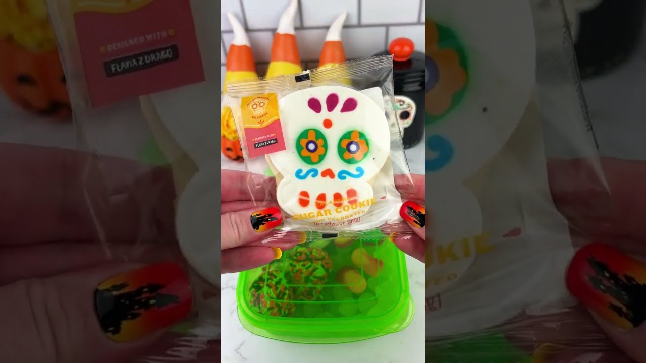 Packing School Lunch with HALLOWEEN CANDY Food Satisfying Video ASMR! #asmr 🎃👻🍭