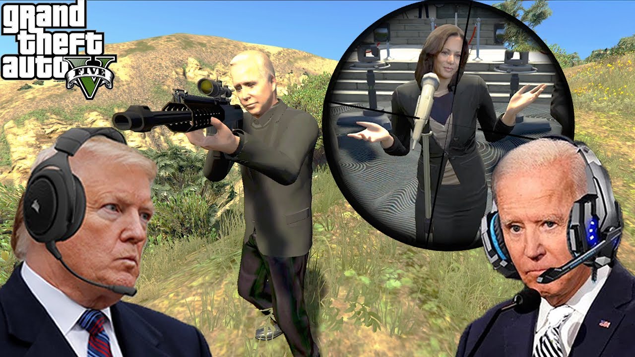 US Presidents Assassinate Kamala Harris In GTA 5