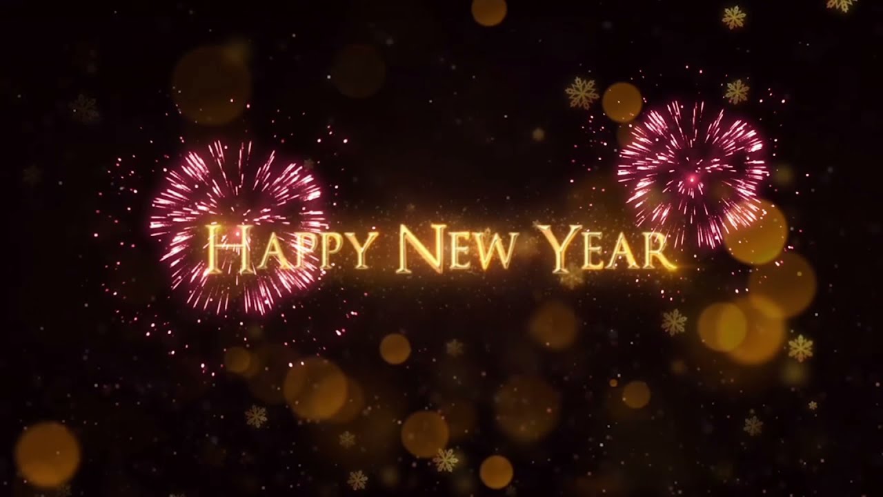 4K Video Happy New Year Greetings | Happy New Year Templates