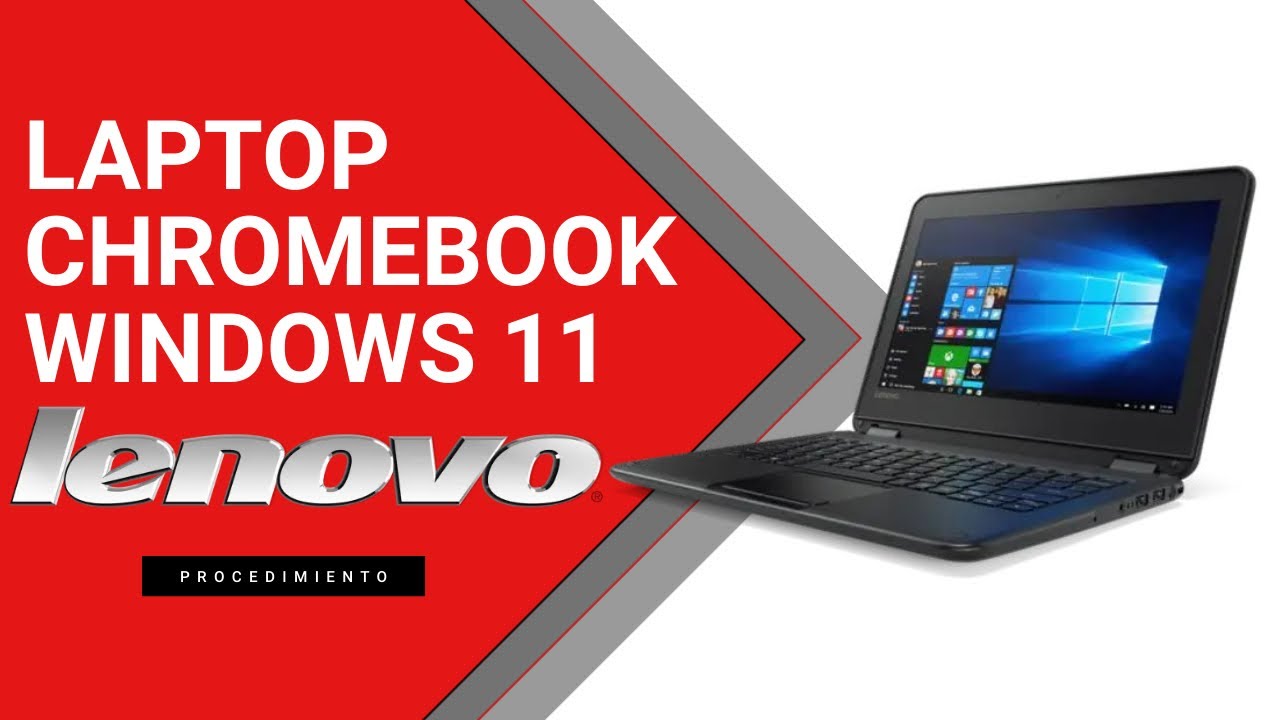 ✅ COMO INSTALAR WINDOWS 11 EN UNA LAPTOP LENOVO CHROMEBOOK N23 EN 2024