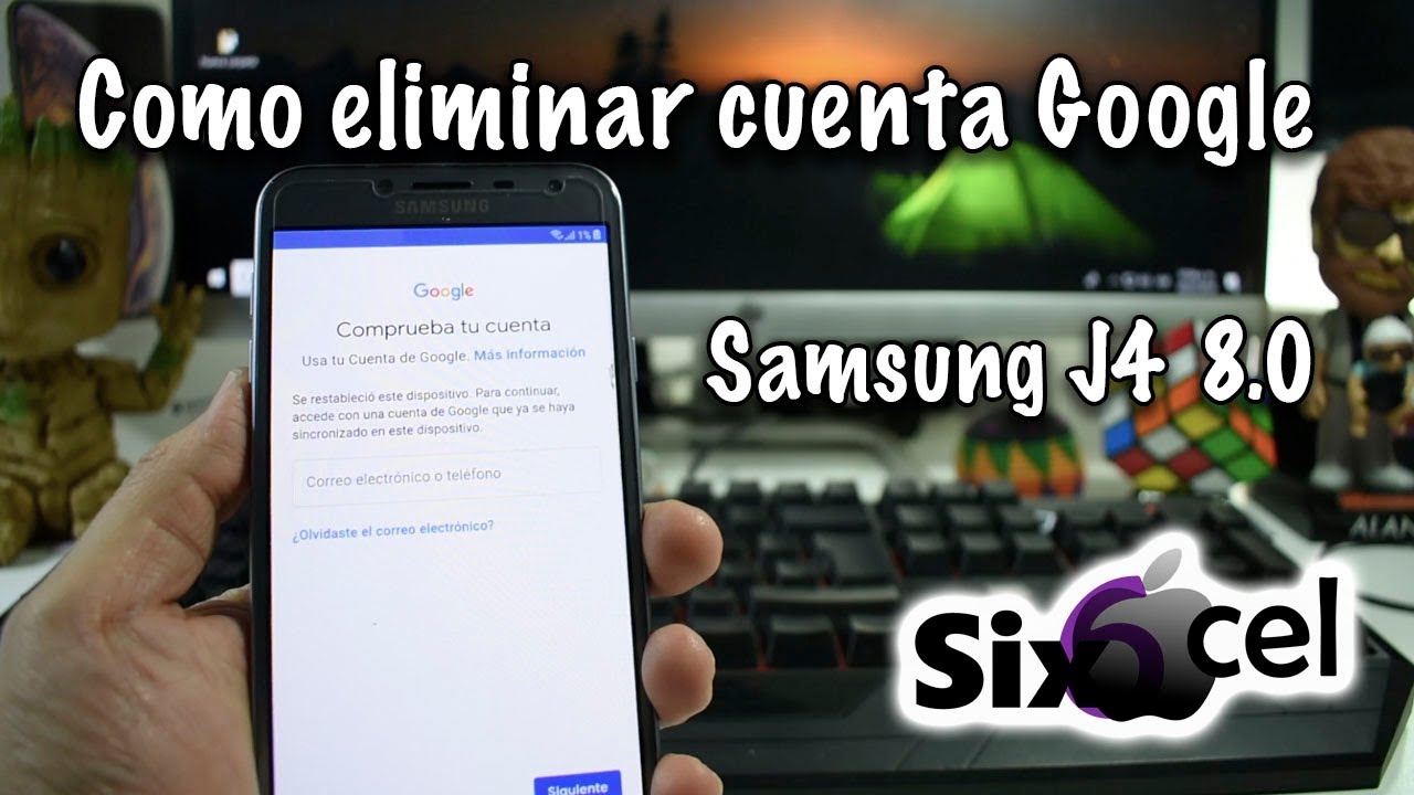 Como eliminar cuenta Google *Samsung J4 Versión 8.0*