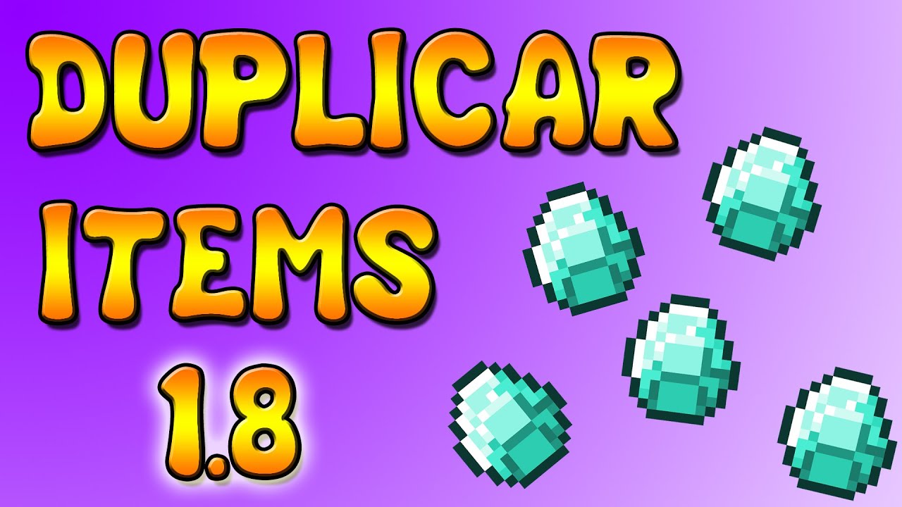 SUPER BUG DE MINECRAFT [1.8] - DUPLICAR CUALQUIER ITEM