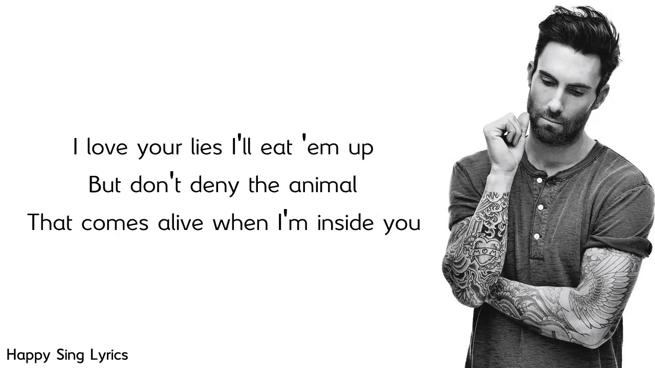 ANIMALS - MAROON 5 (Lyrics)