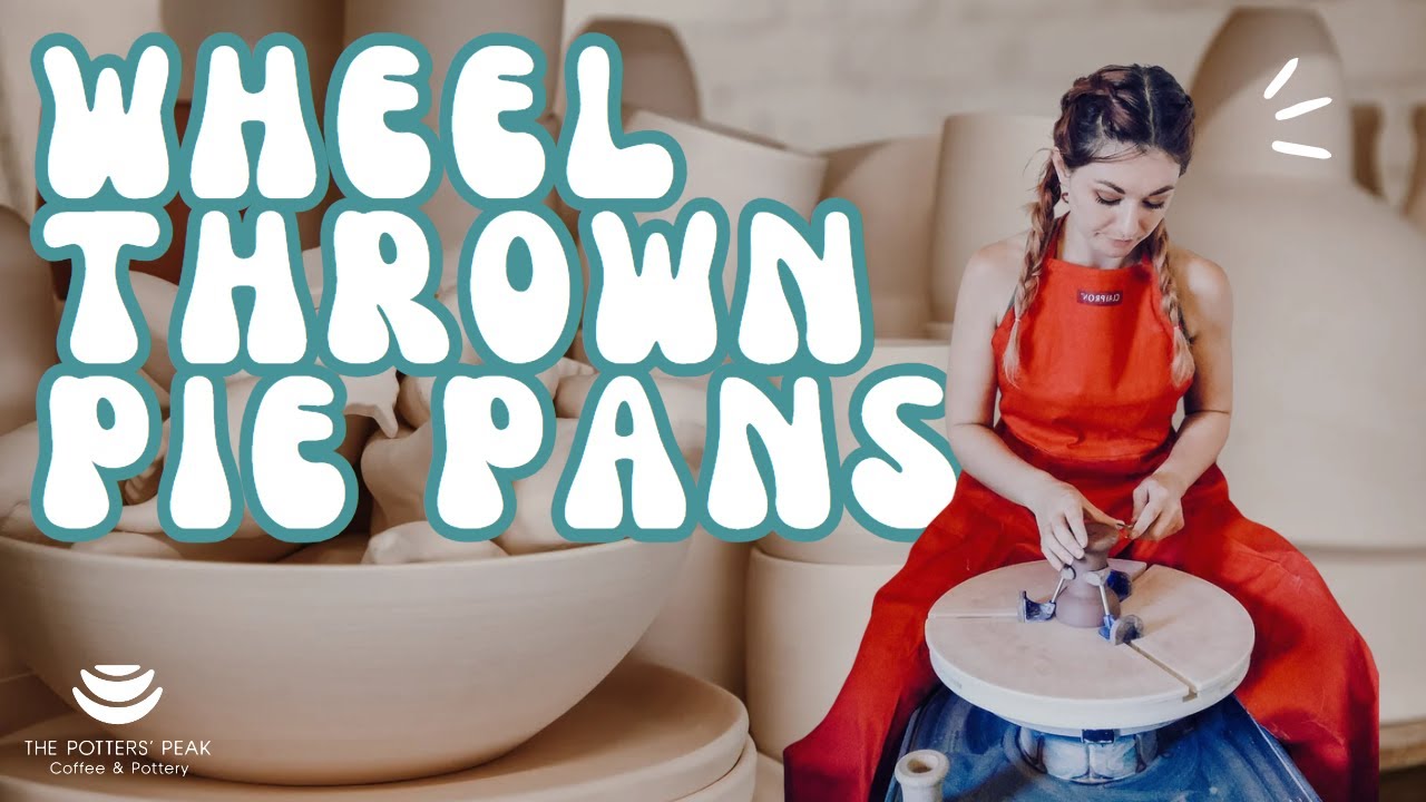 How to Throw a Pie Pan - How to Pottery - Create a pie pan with me on the pottery wheel!