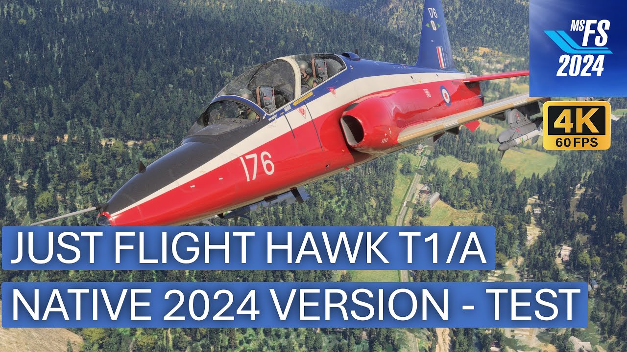 Just Flight Hawk T1/A - Test mit nativer MSFS 2024er Version