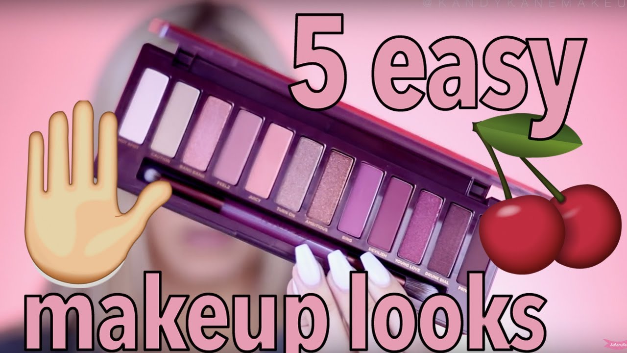 5 EASY MAKEUP LOOKS WITH URBAN DECAY NAKED CHERRY