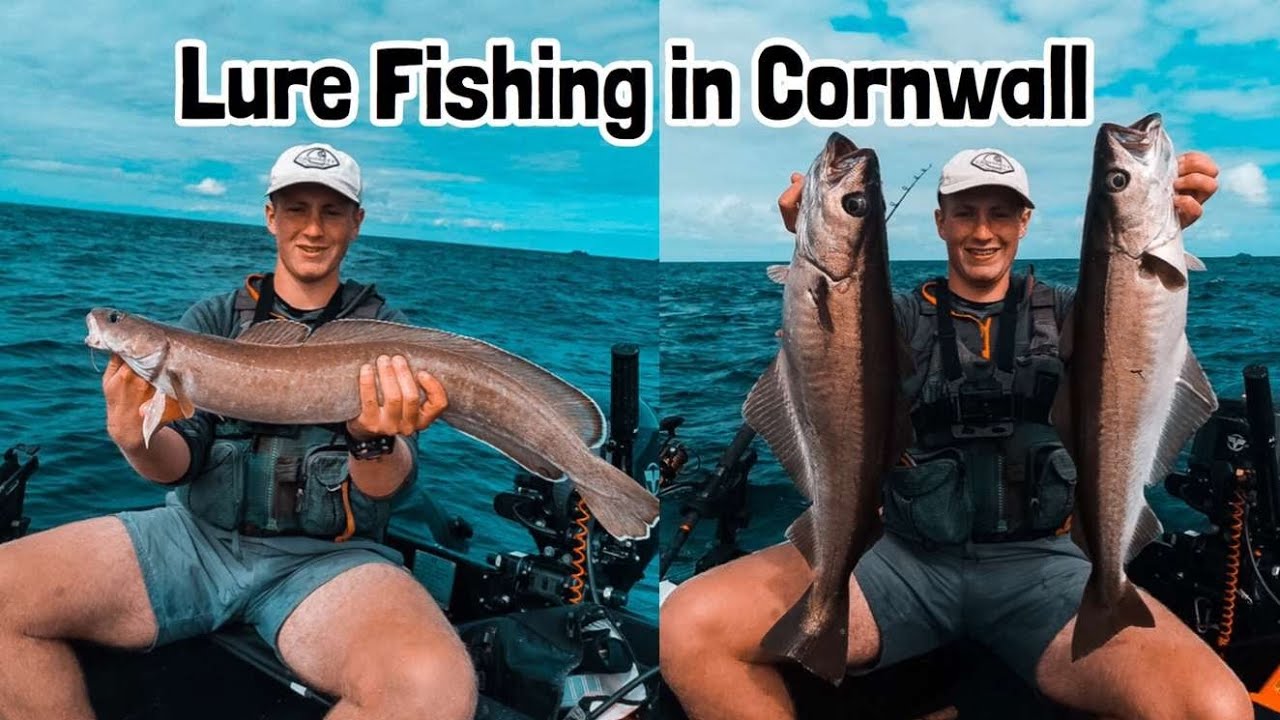 Lure fishing in Cornwall (inflatable boat fishing)