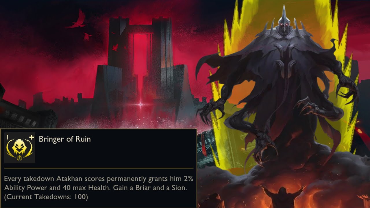 BRINGER OF RUIN | 100 ATAKHAN STACKS!! TFT