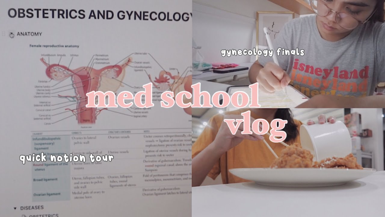 med school vlog 🐯♡ gynecology finals, quick notion tour, powermac center haul 🖥 | Kristine Abraham