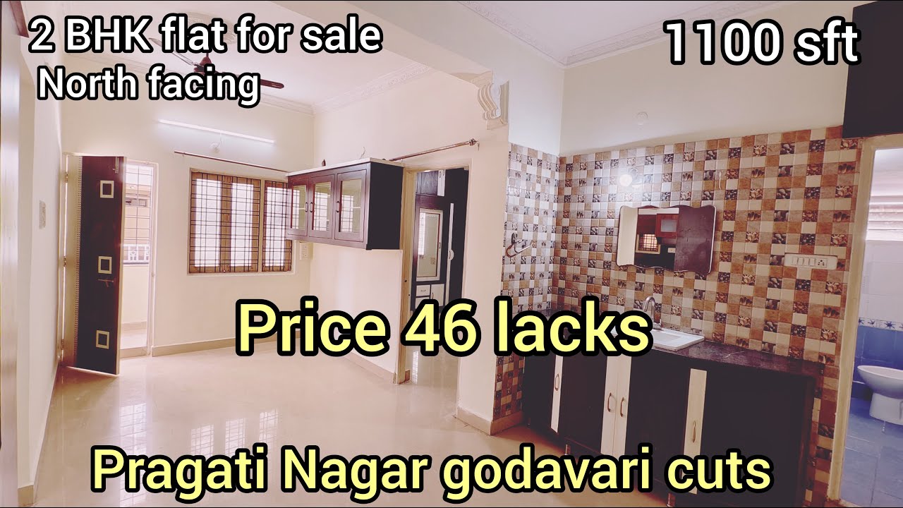 2 BHK flat for sale north facing pragathi nagar godavari cuts Hyderabad @DpHomes-q3n