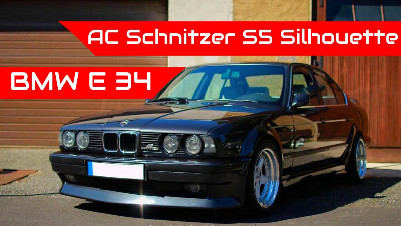 BMW E34 AC Schnitzer S5 silhouette\\ бмв е34