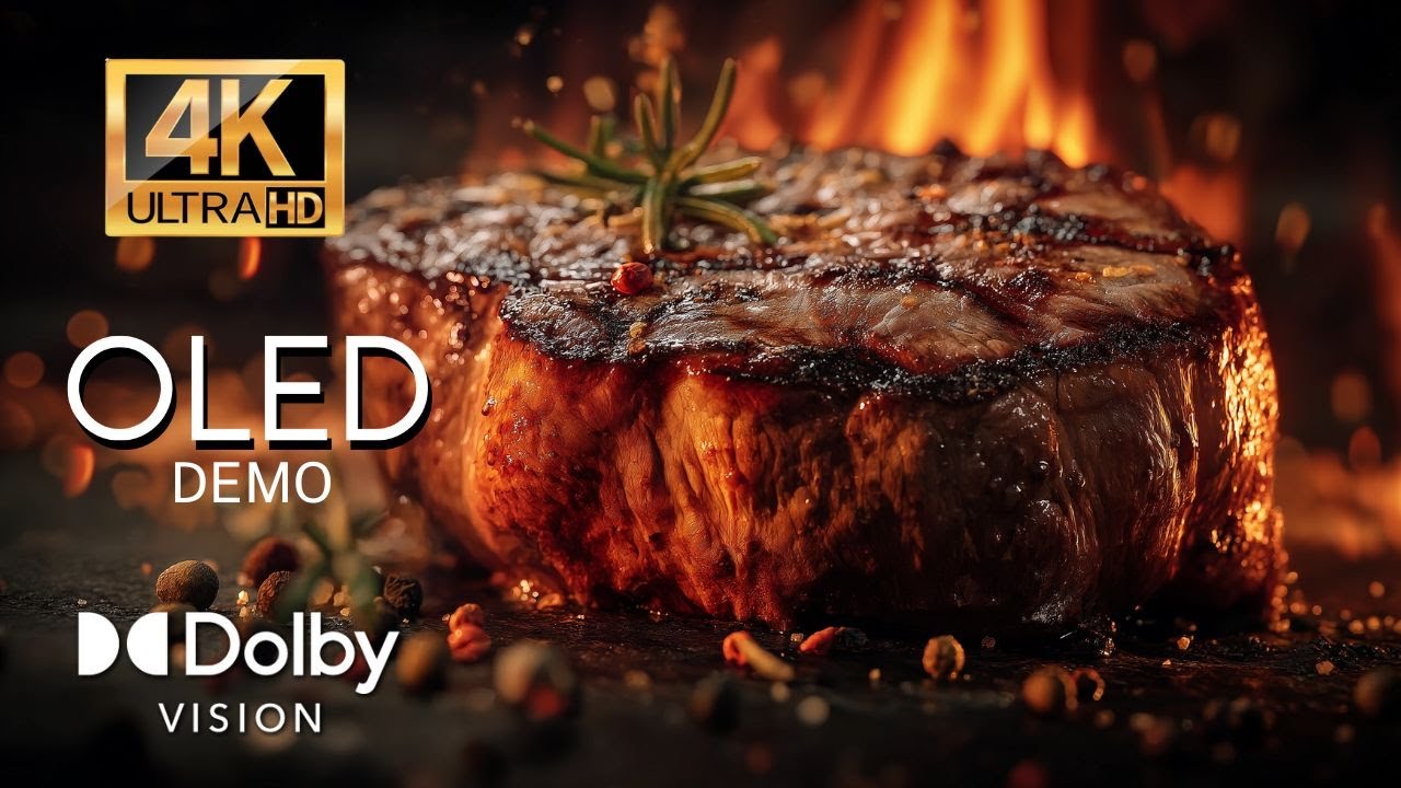 Best Food in 4K Footage | HDR Dolby Vision | 60FPS Video (4K / 8K TV)