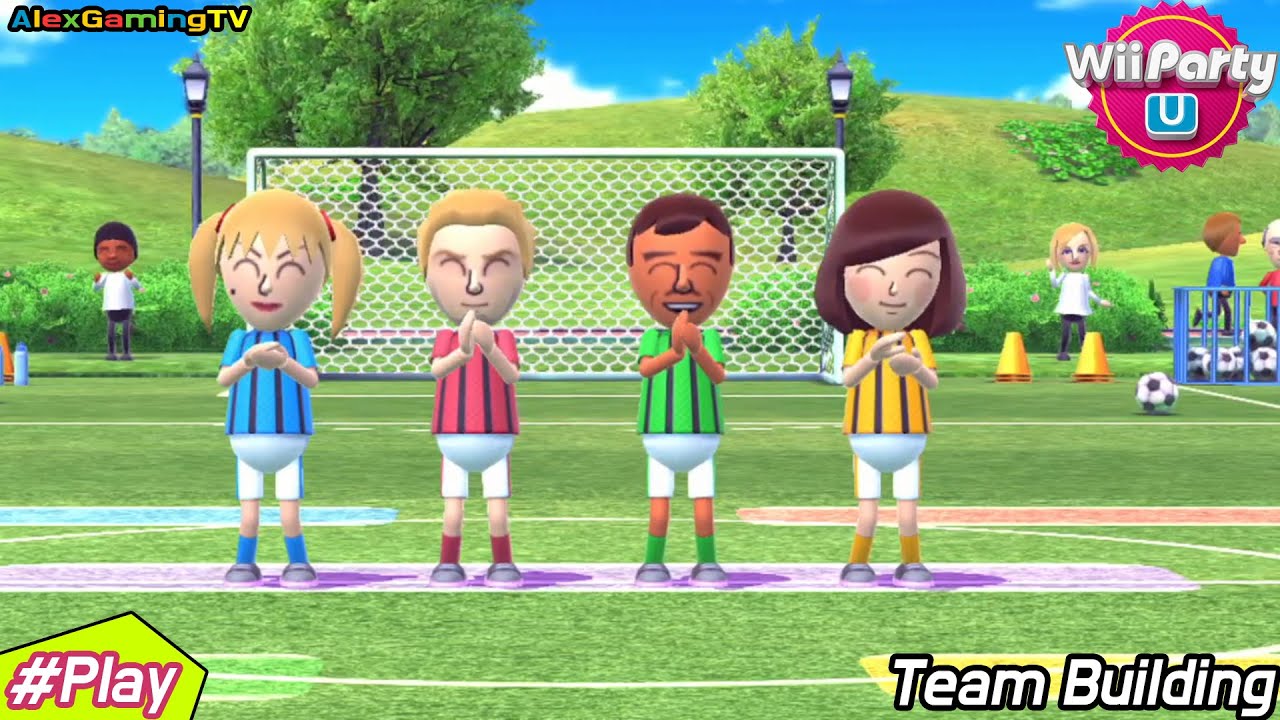 Wii Party U -Team Building (Expert CPU, Eng Sub) Player Fandy vs Matt vs Eduardo vs Mizuho