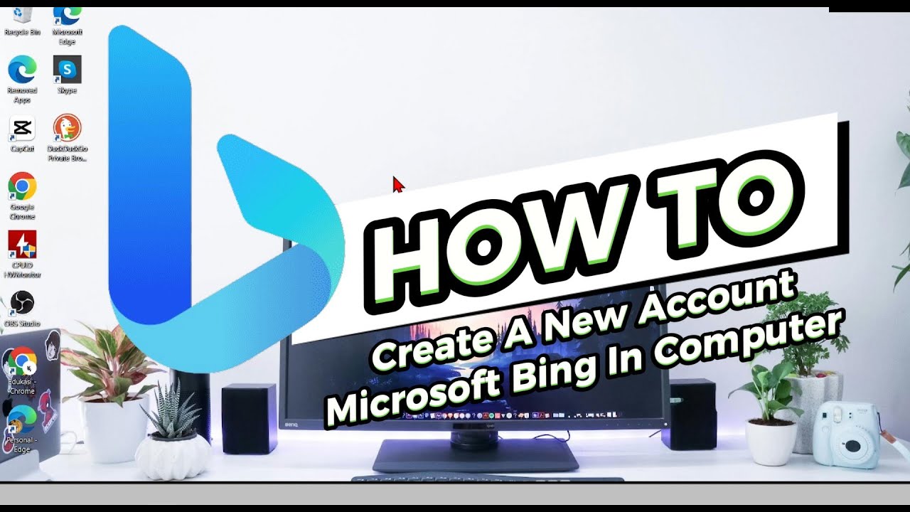 How To Create A New Account Microsoft Bing In Computer