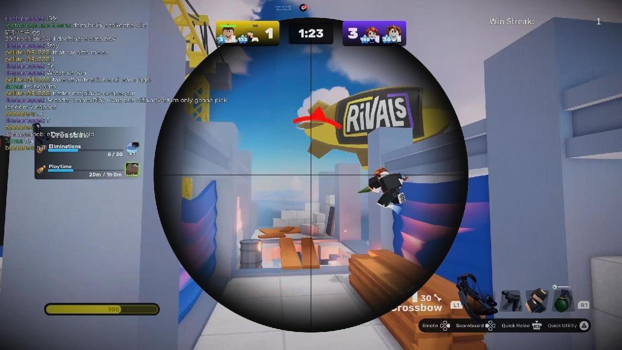 Playing rivals but with a twist im only gonna pick random weapons