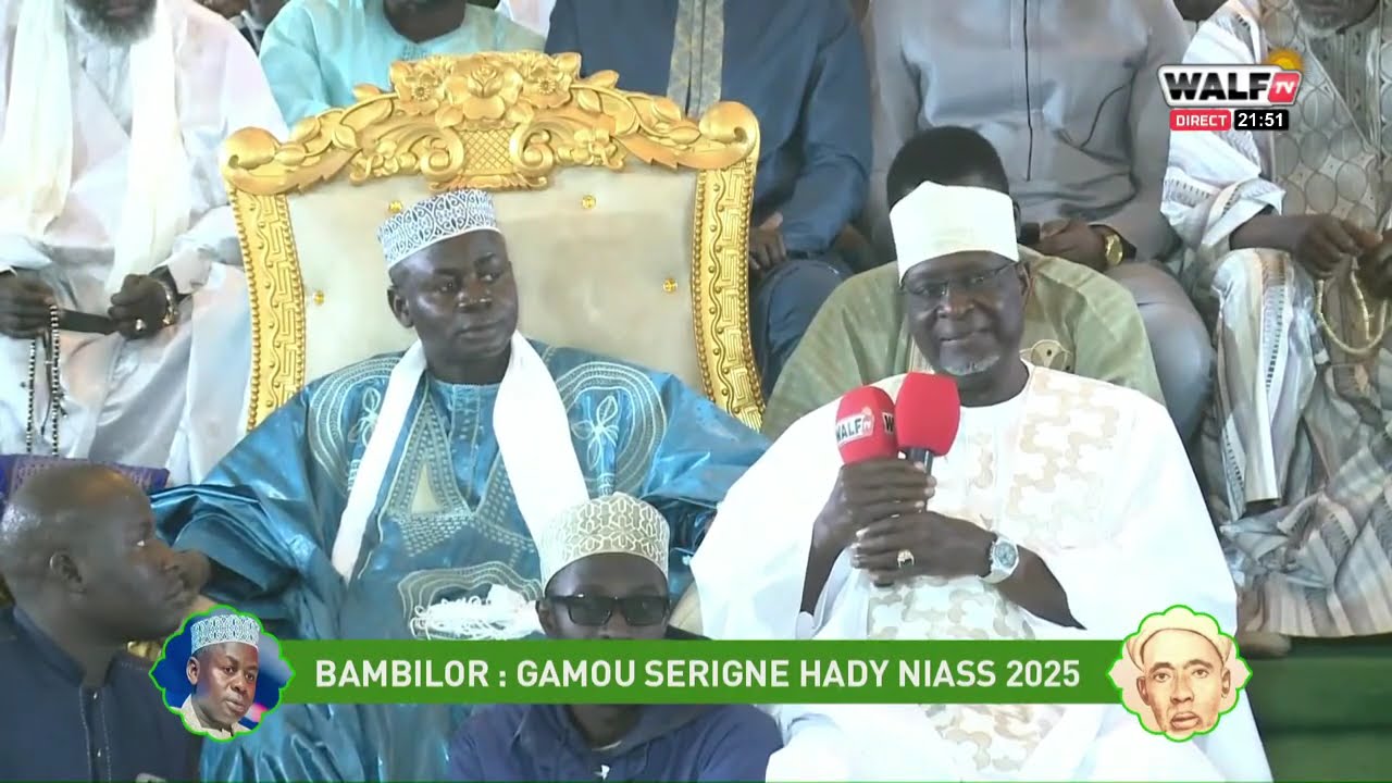 🔴 En direct  Gamou SERIGNE HADY NIASS / bambilor 2025