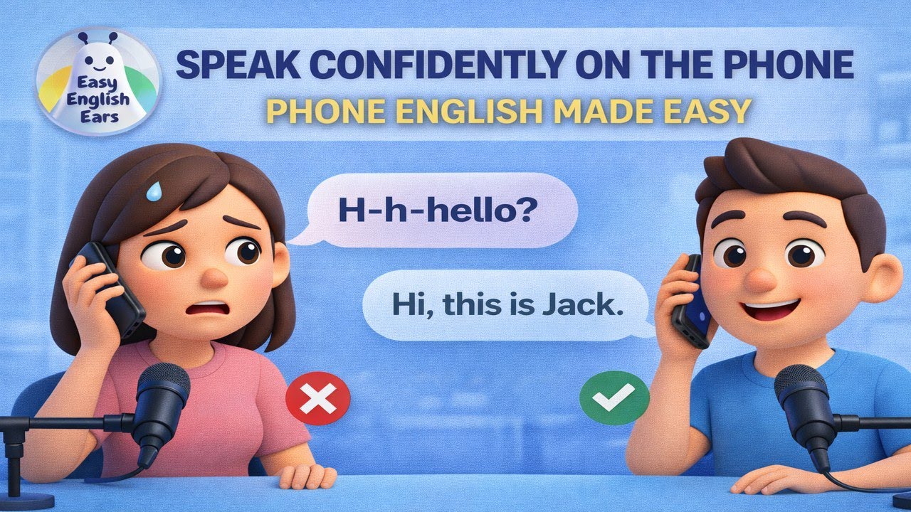 English on the Phone 📞 | Calls, Messages & Voicemail (Easy A2–B1)
