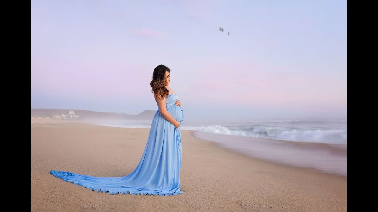 Sesión de Maternidad en Playa / Detrás de cámaras