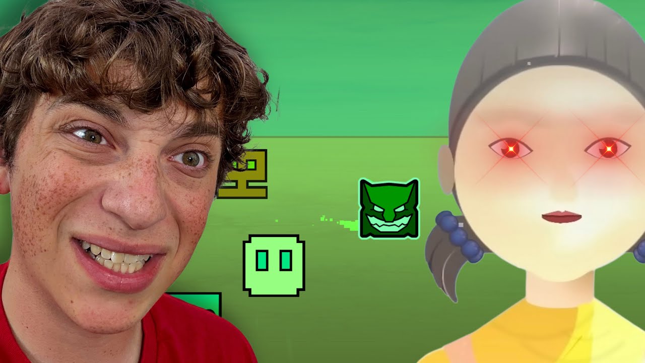I Played SQUID GAME Levels in Geometry Dash!