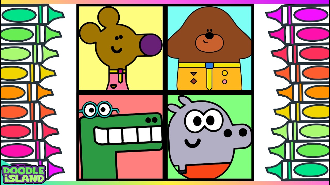 Hey Duggee Coloring Adventure | Follow Along & Color