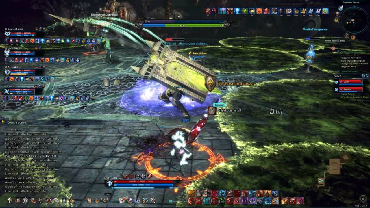 Tera DEMOKRON FACTORY First Boss: Vera & Prima