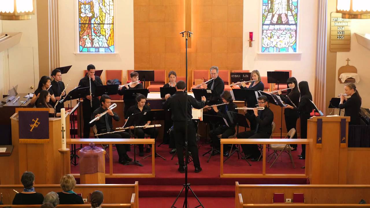 Pacific Flute Ensemble - Saint-Saens / Ben-Meir Bacchanal from  Samson and Delilah