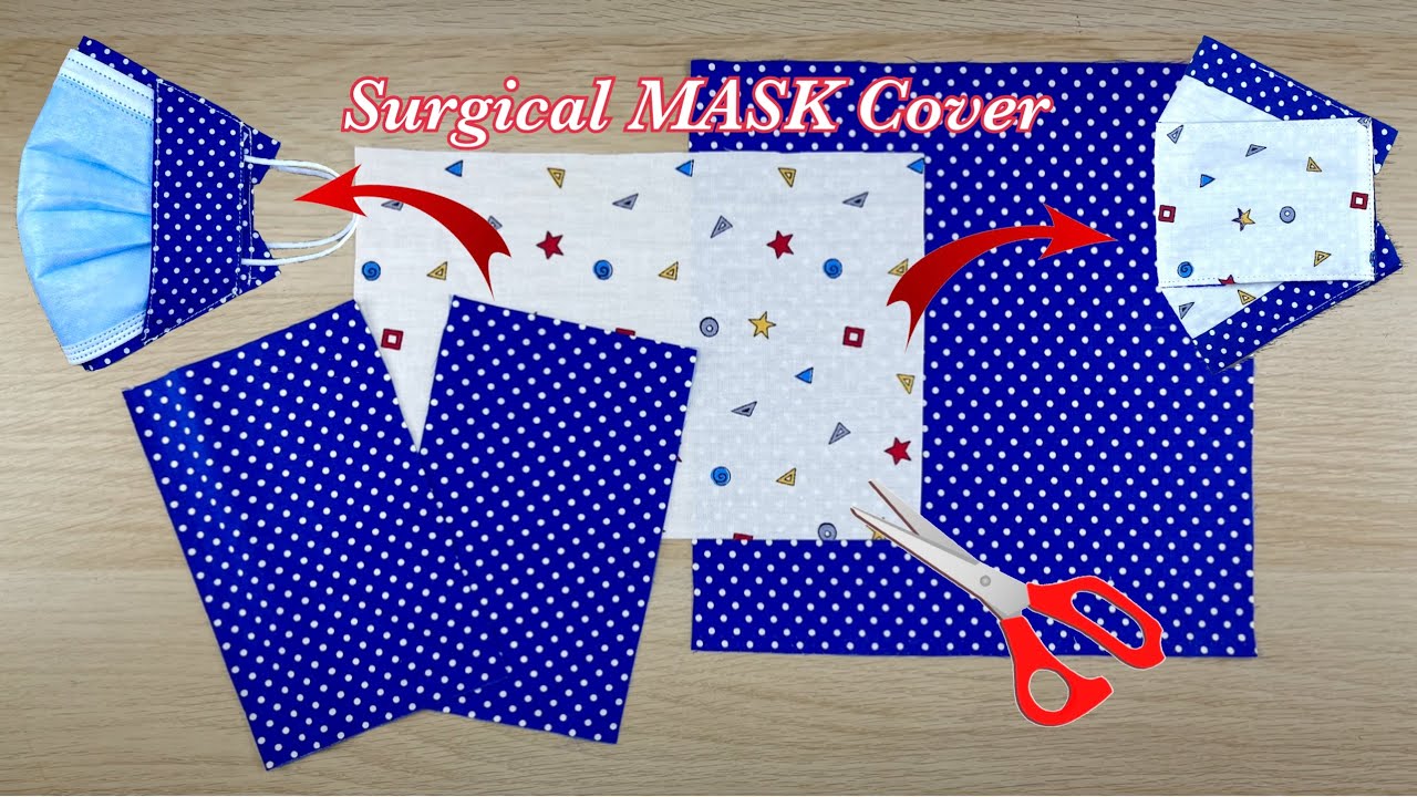 DIY Surgical MASK Cover 2021 New Style  2Tone More Protection | Easy Pattern Sewing Tutorial
