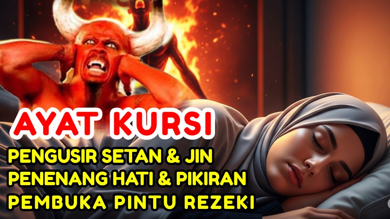 ayat kursi merdu pengantar tidur, ayat kursi pengusir setan dan jin