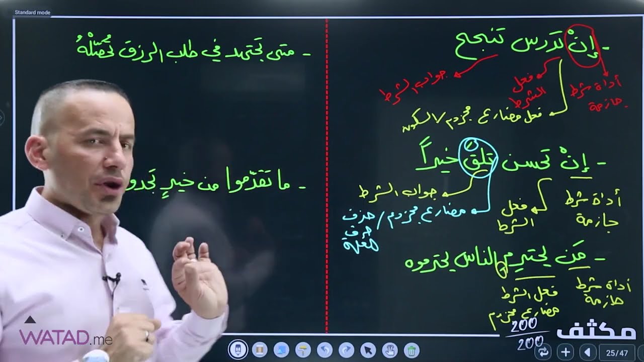 6-اسلوب الشرط الاستاذ معن الدقامسة