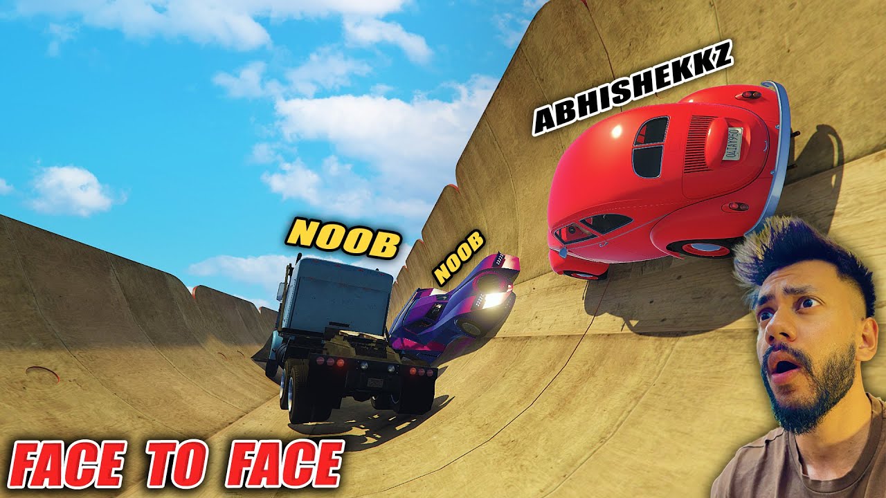 99.987% NOOBS POOPED IN THIS 1 HOUR FACE TO FACE | GTA 5 PARKOUR RECE