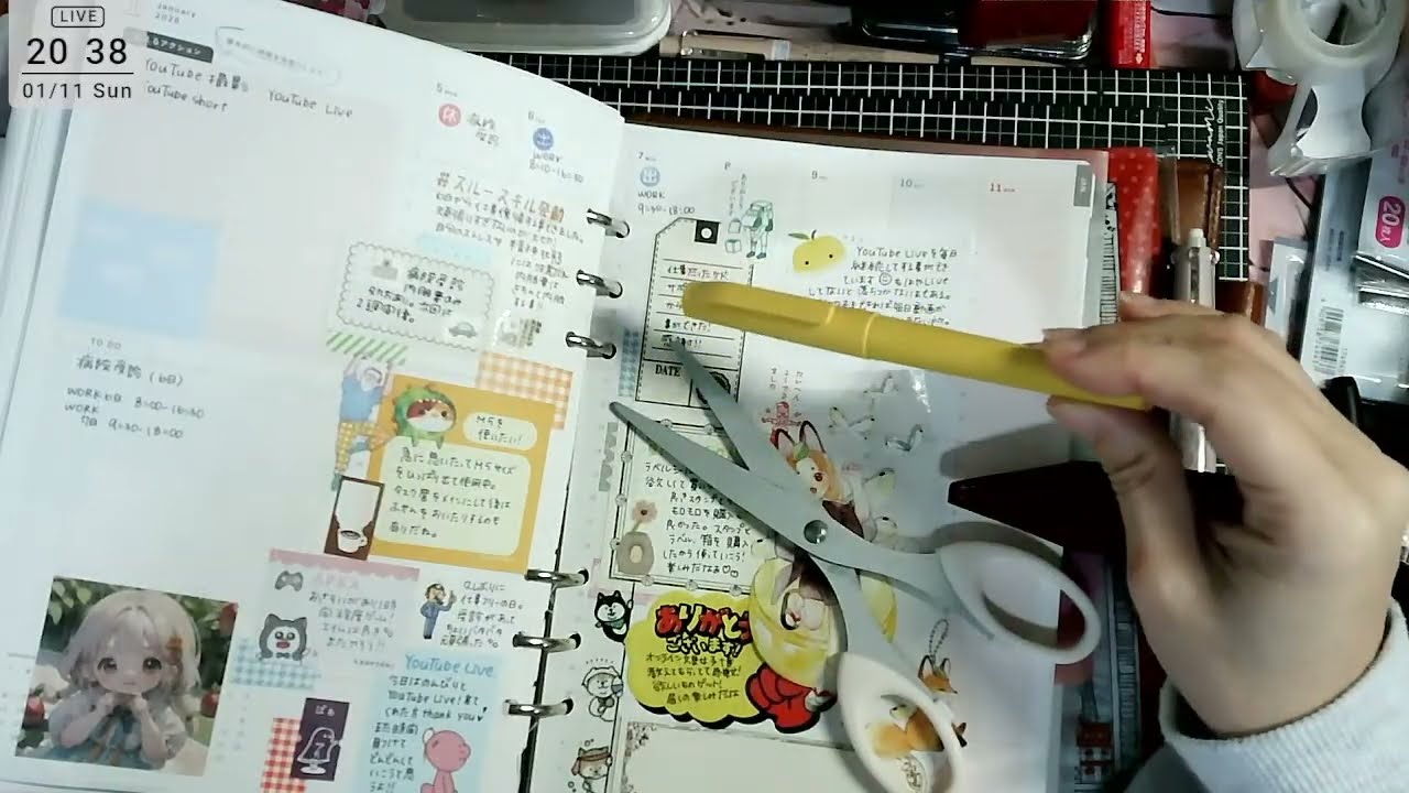 【雑談】今日はのんびりと色々な種類の手帳を触ってこ😃✨
