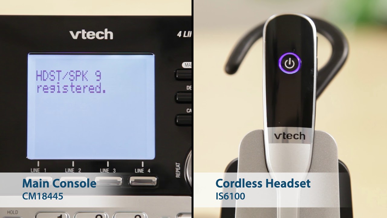 How to Use Advanced Features on the VTech CM-series 4-Line Small Business System