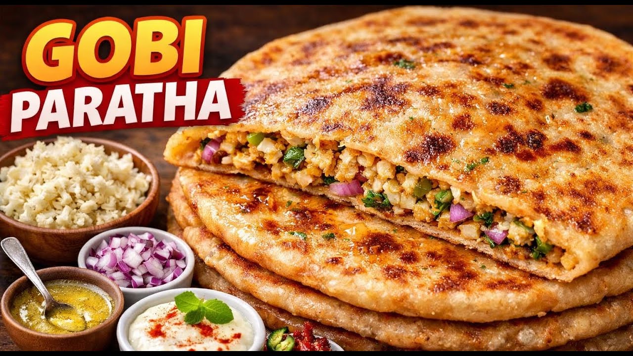 Gobi Paratha Recipe | Crispy & Delicious Indian Breakfast | Crispy, Flavorful & Easy Recipe