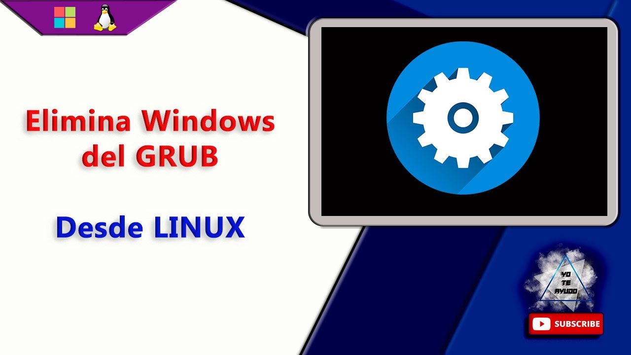 Elimina Windows del gestor de arranque GRUB | Desde LINUX | Elimina Windows de tu DualBoot fácil