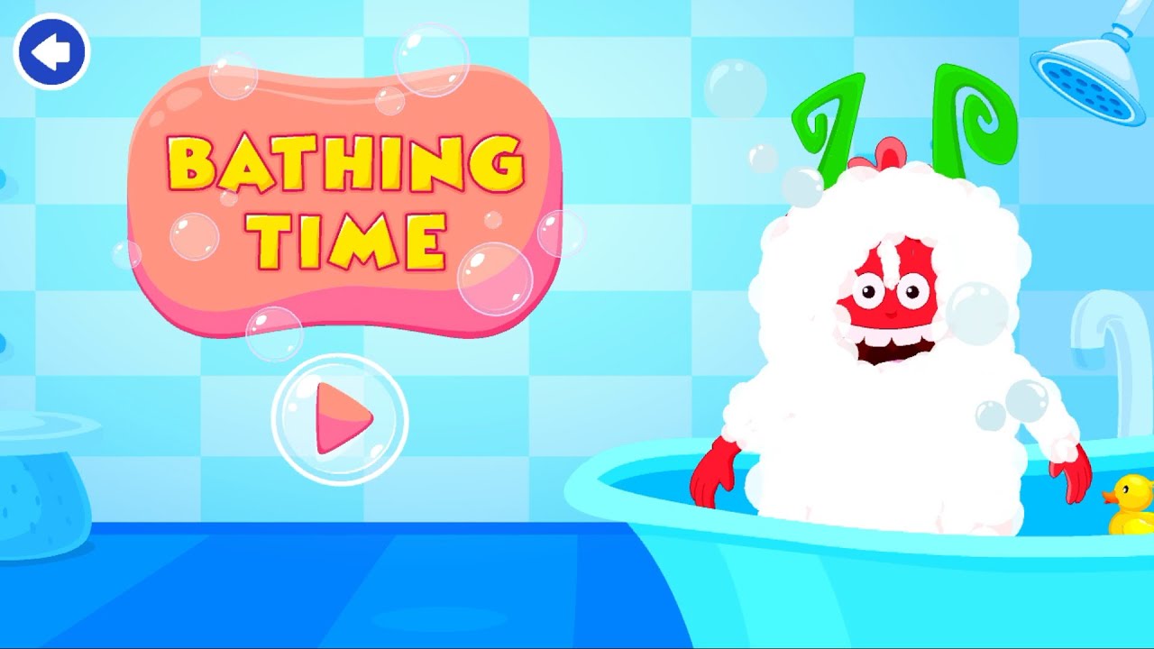 Kidloland Chomping Monster's Bathing Time | Kidloland Games