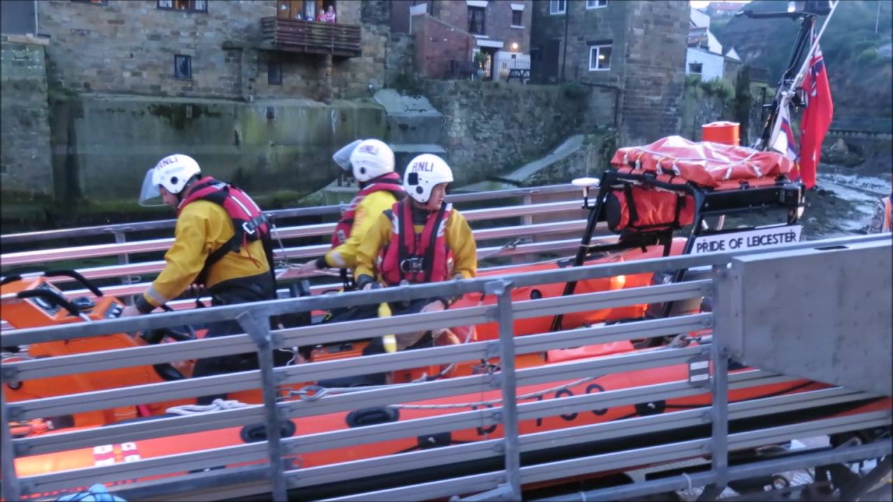 Staithes lifeboat rescue