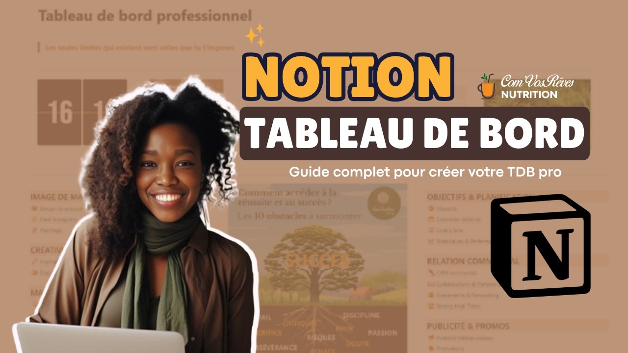 Créer son propre Tableau de Bord professionnel sur Notion avec un modèle inspirant