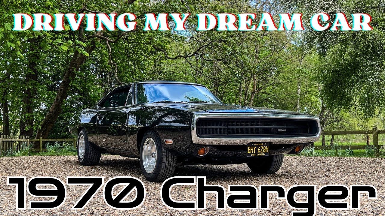 Driving A 1970 Dodge Charger - Big Block V8 POV Dream Car Drive To Caffeine And Machine The Hill