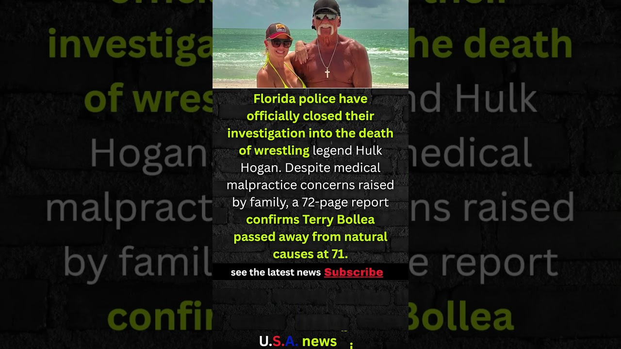 Hulk Hogan Death Investigation Closed #shorts #USA #NEWS
