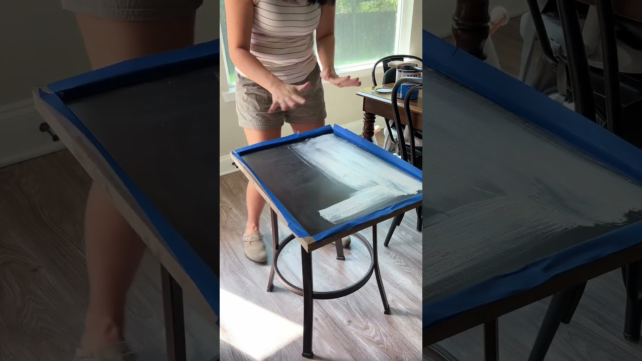 $6 for a chalkboard + $17 for chalk paint = one happy #homeschoolmom It&rsquo;s the little things in life!