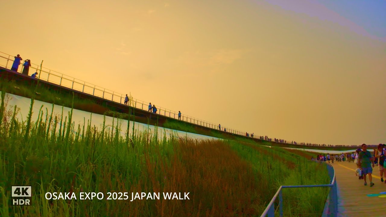 4k Japan walk Osaka Expo 2025大阪万博を歩く(7月平日)