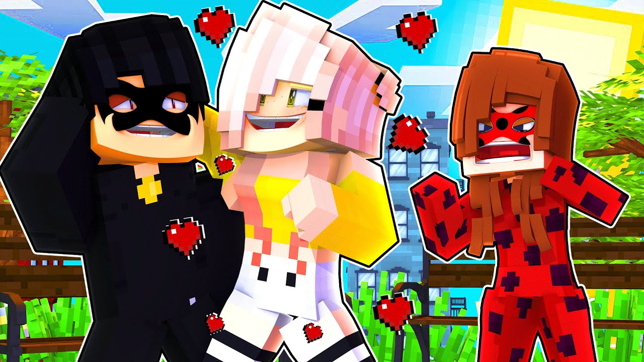 LADYBUG FICOU COM CIÚMES DO CAT NOIR no Minecraft ◂Miika▸