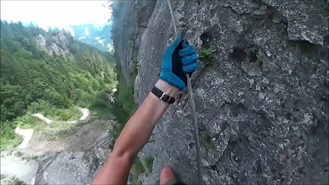 Via Ferrata Klettersteig Ruine Valkastiel Montafon Vorarlberg Austria