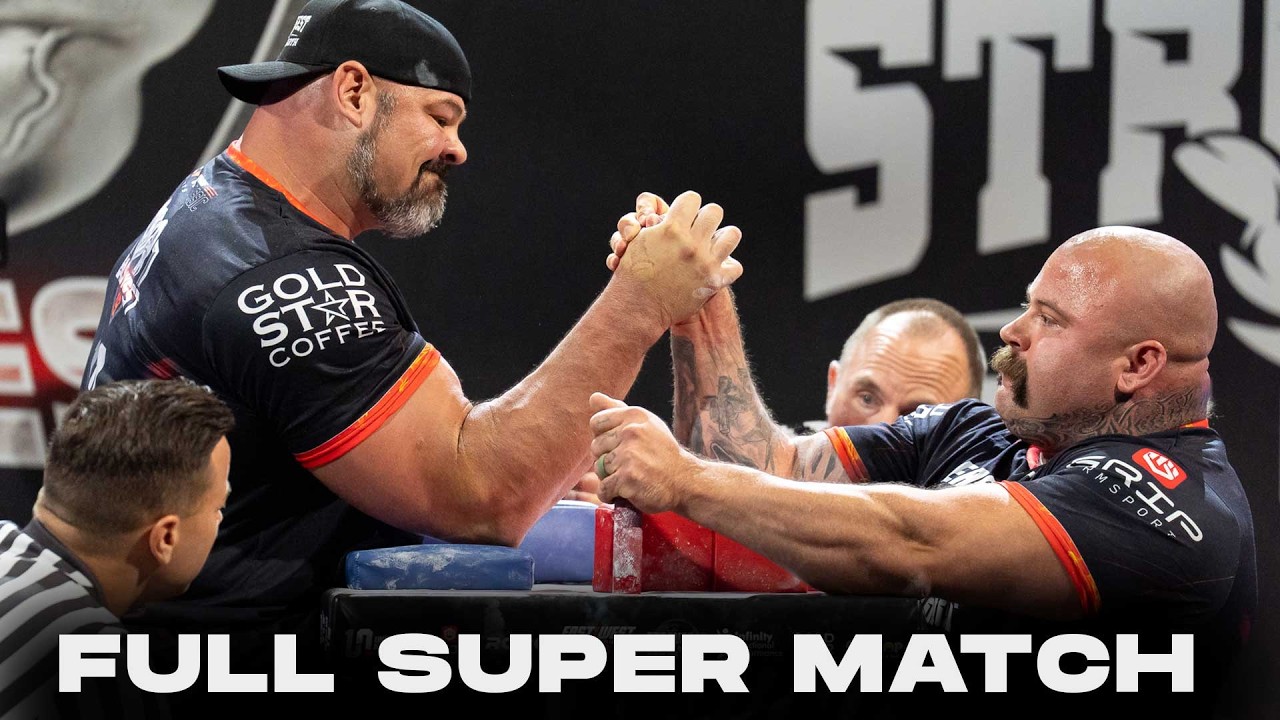 BRIAN SHAW VS BRANDON ALLEN FULL MATCH | STRONGEST ARM ON EARTH EVW 19