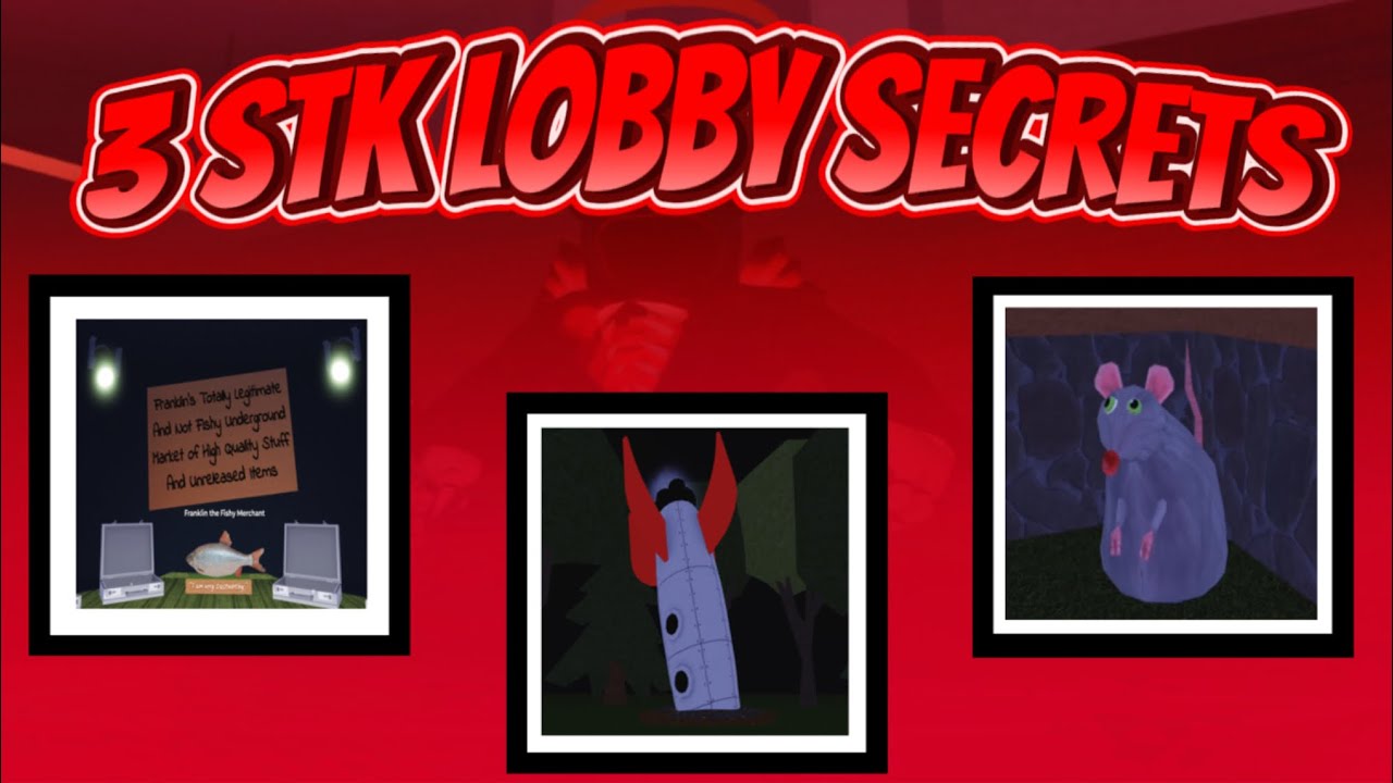 3 LOBBY SECRETS! 🚀🧳🐭| Roblox Survive The Killer🔪