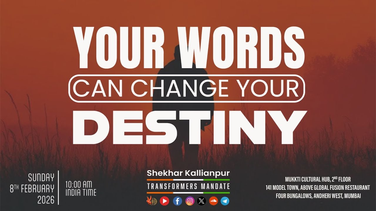 YOUR WORDS CAN CHANGE YOUR DESTINY  | JOIN US FOR WORD & WORSHIP | Sunday 8th February 2026