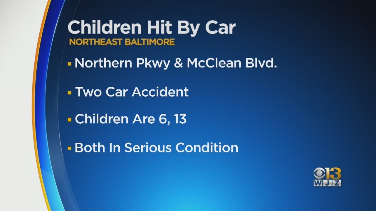 Two Kids In Serious Condition After Being Hit by Car In Crosswalk