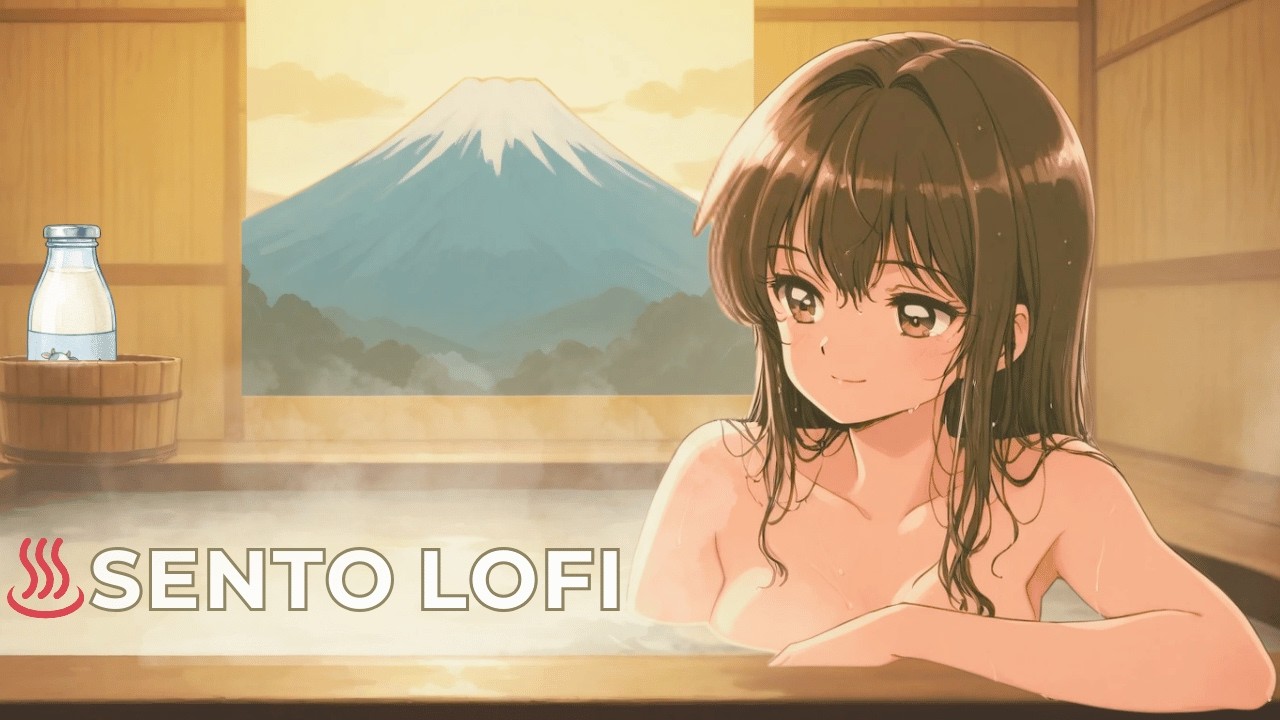 [Thursday Lo-Fi] SENTO LO-FI ♨️ 昭和銭湯 ♨️ Relaxing Night Soak | Chill Beats for Study, Work & Sleep