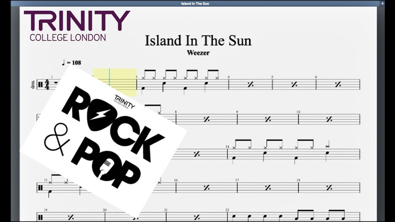 Island In The Sun Trinity Initial Grade Drums