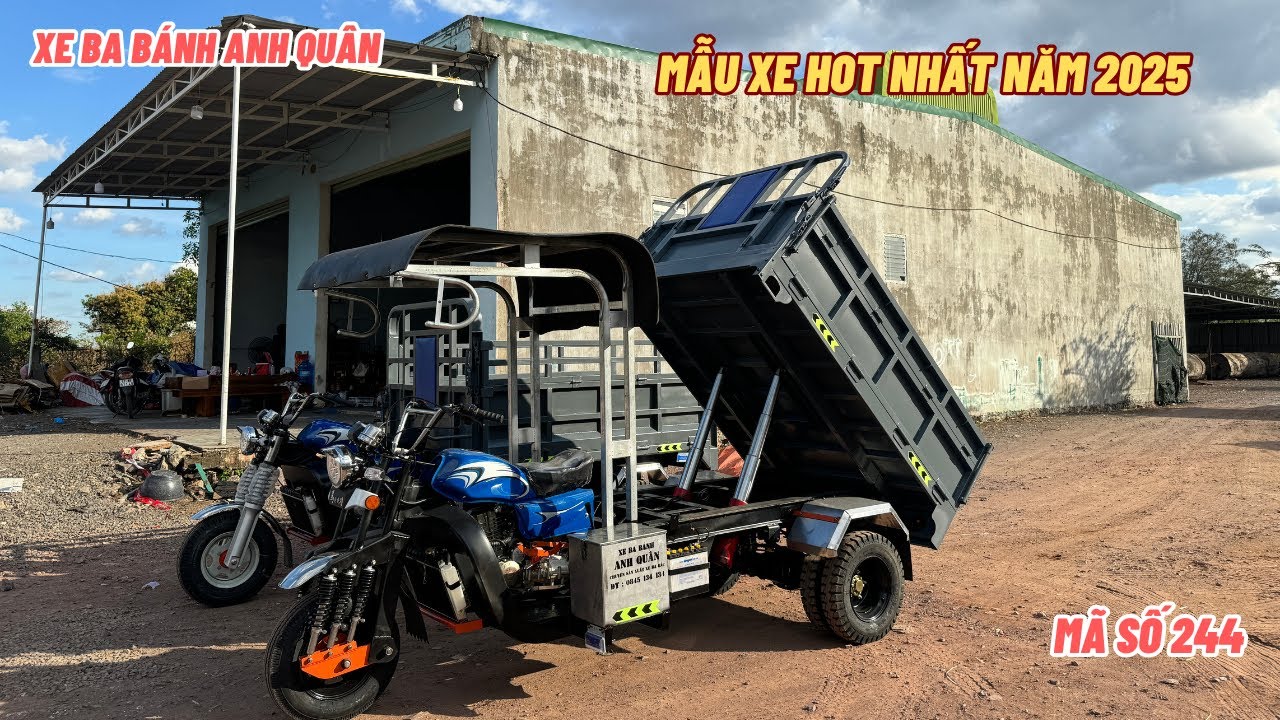 Xe Ba Bánh - Xe Ba Gác Mới Nhất Năm 2025 - Xe Bền Bỉ - Chắc Chắn | LH 0845.134.134